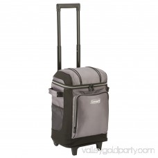 Coleman 42-Can Soft Cooler with Removable Liner & Wheels, Gray 552034463